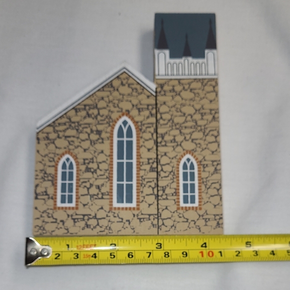 The Cat's Meow Decorative Wooden Shelf Sitter Set Of 4 Vintage Historical - Picture 3 of 13